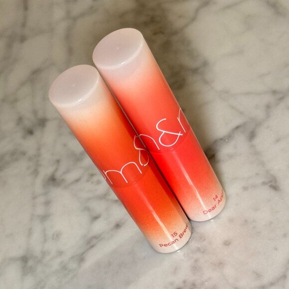 rom&nd Glasting Melting Balm Set | 15 (Pecan Brew) & 14 (Dear Apple) | NEW - Picture 1 of 3